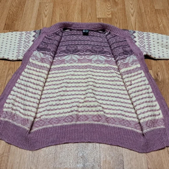 Vintage Dale of Norway Wool Knit Cardigan Women's Size XS